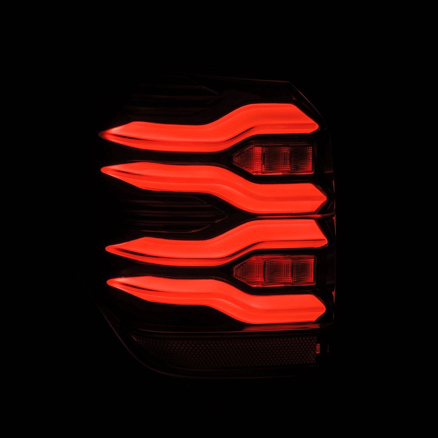 10-23 Toyota 4Runner LUXX-Series LED Tail Lights Black-Red