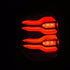 10-23 Toyota 4Runner LUXX-Series LED Tail Lights Black-Red