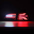 17-23 Tesla Model 3 / 20-24 Model Y (Without Stock Amber Turn Signal) PRO-Series LED Tail Lights Jet Black