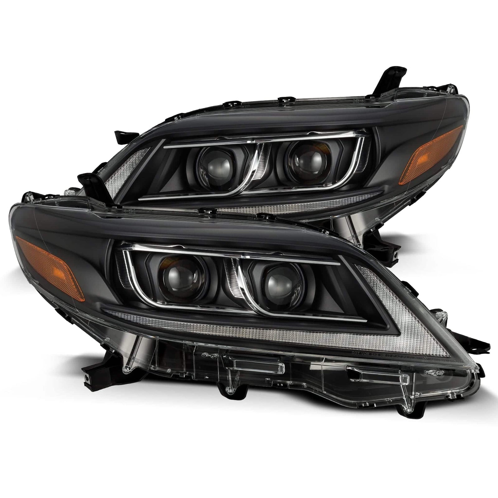 11-20 Toyota Sienna LUXX-Series Projector Headlights Black