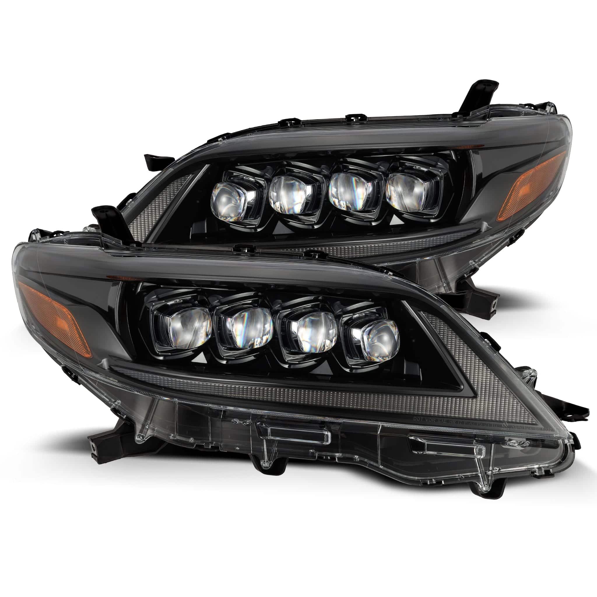 11-20 Toyota Sienna NOVA-Series LED Projector Headlights Alpha-Black