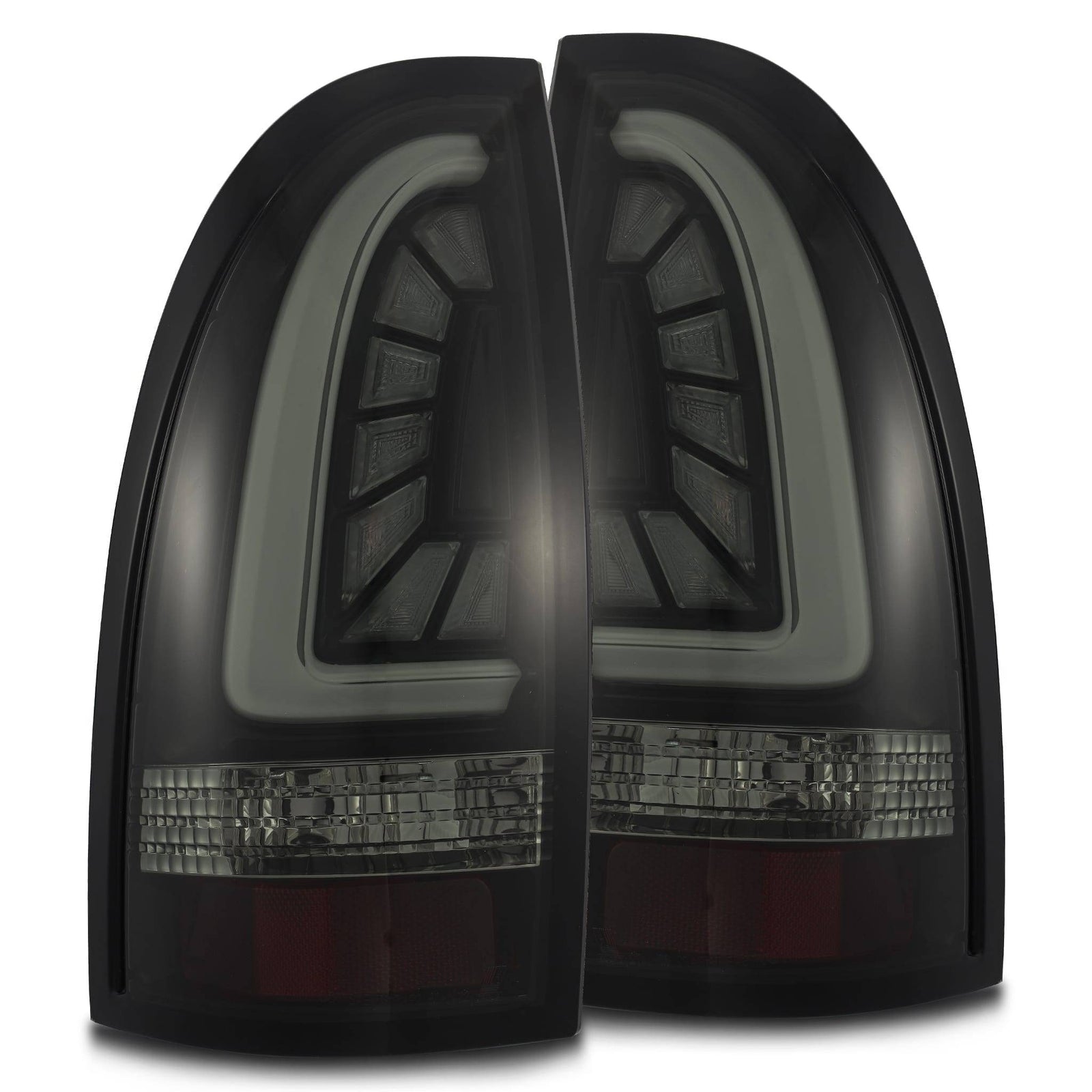 05-15 Toyota Tacoma PRO-Series LED Tail Lights Jet Black - Legends Auto Parts