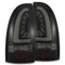 05-15 Toyota Tacoma PRO-Series LED Tail Lights Jet Black - Legends Auto Parts
