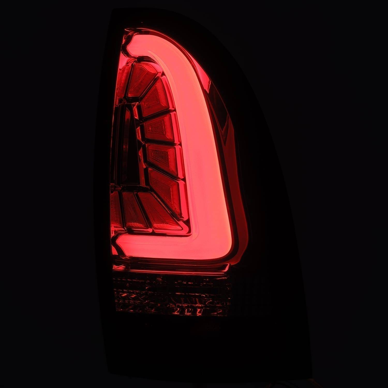 05-15 Toyota Tacoma PRO-Series LED Tail Lights Jet Black - Legends Auto Parts