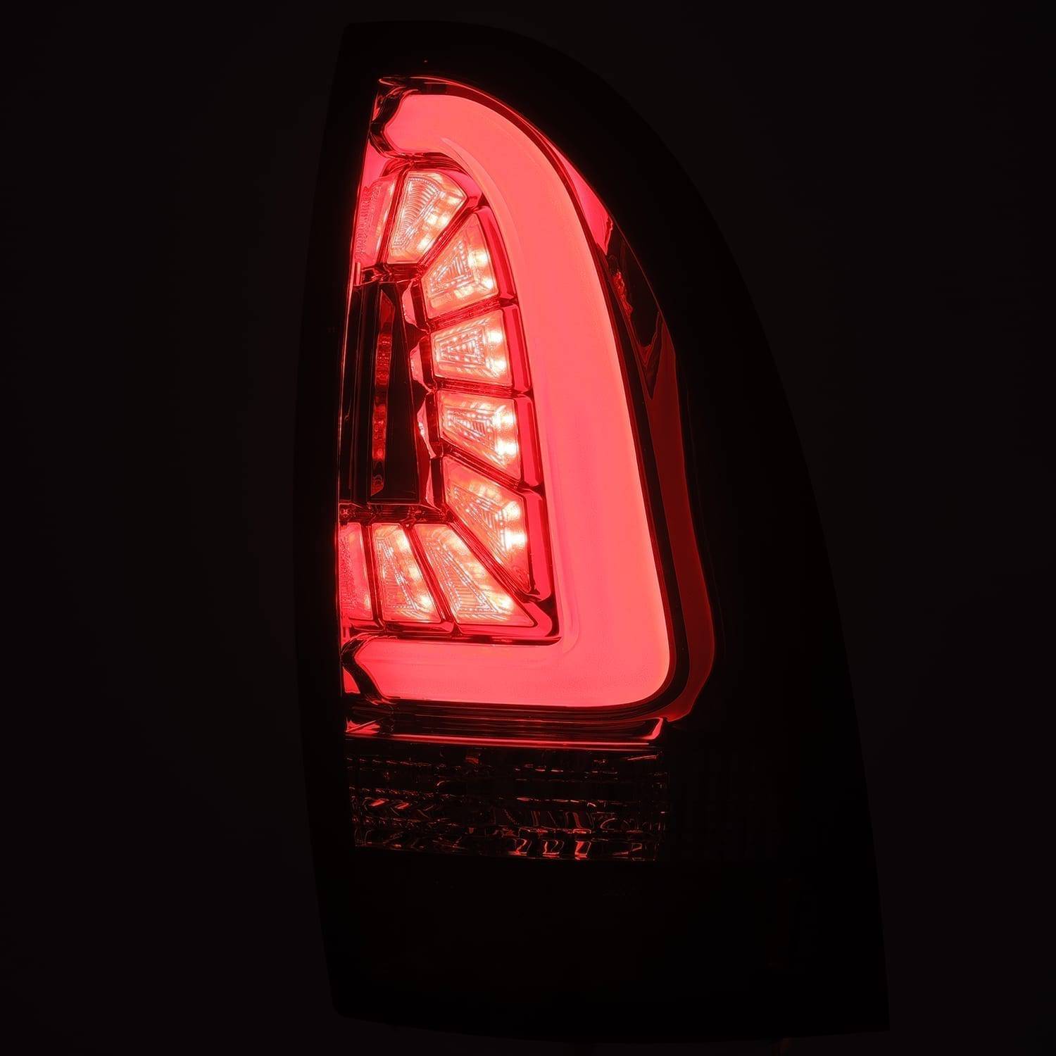 05-15 Toyota Tacoma PRO-Series LED Tail Lights Jet Black - Legends Auto Parts