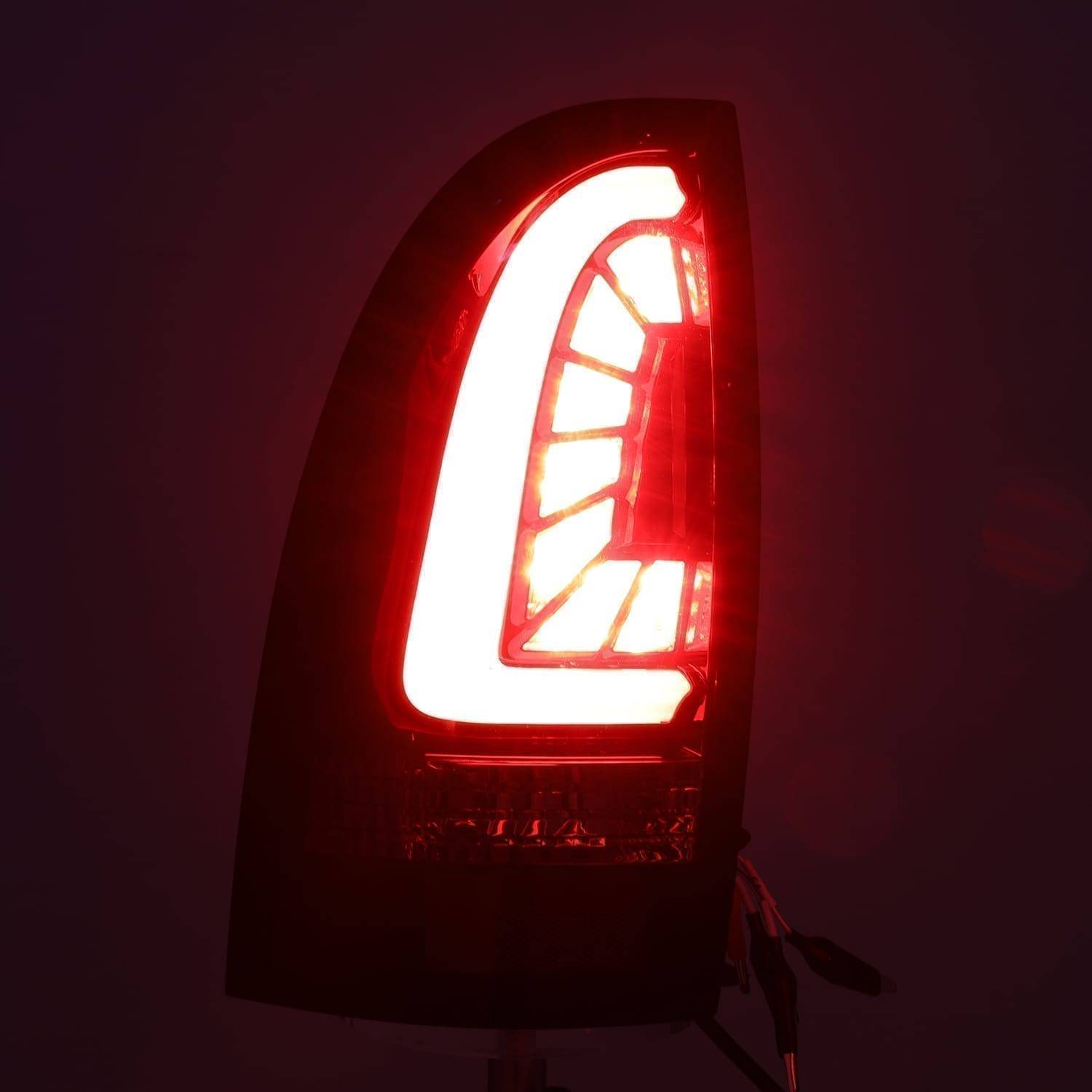 05-15 Toyota Tacoma PRO-Series LED Tail Lights Jet Black - Legends Auto Parts