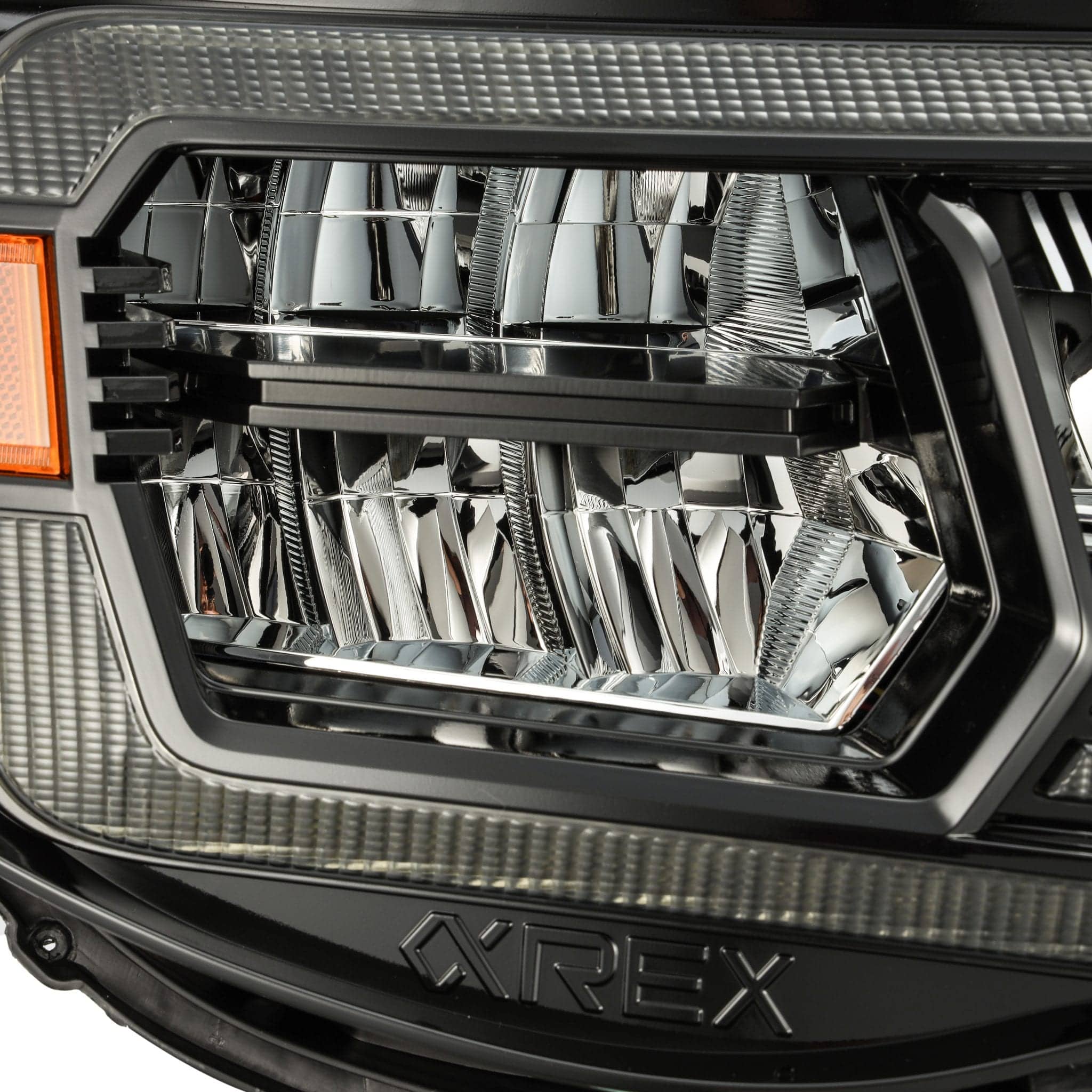 05-11 Toyota Tacoma LUXX-Series LED Crystal Headlights Alpha-Black - Legends Auto Parts