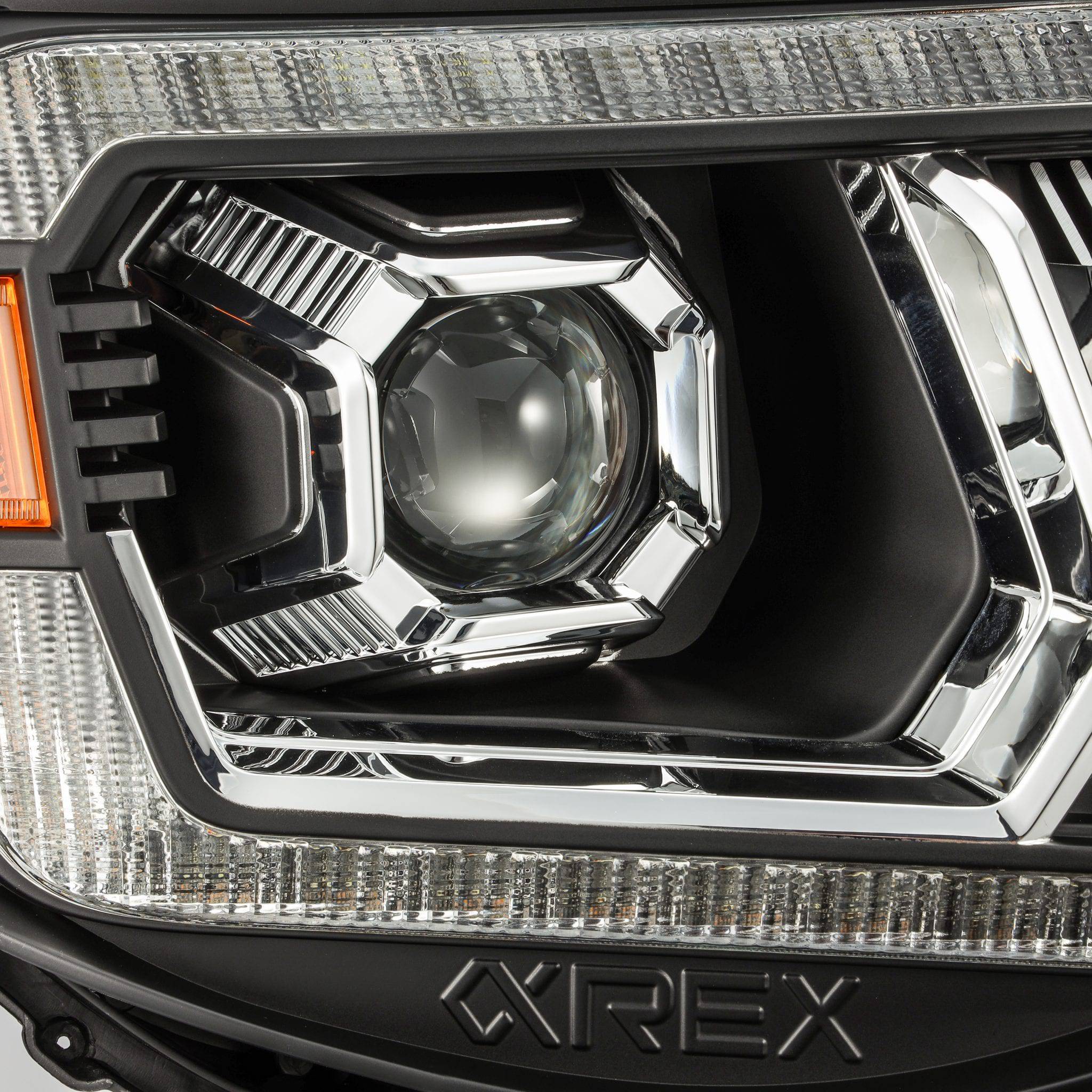 05-11 Toyota Tacoma LUXX-Series LED Projector Headlights Black - Legends Auto Parts