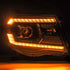 05-11 Toyota Tacoma LUXX-Series LED Projector Headlights Black - Legends Auto Parts