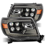 05-11 Toyota Tacoma NOVA-Series LED Projector Headlights Alpha-Black - Legends Auto Parts