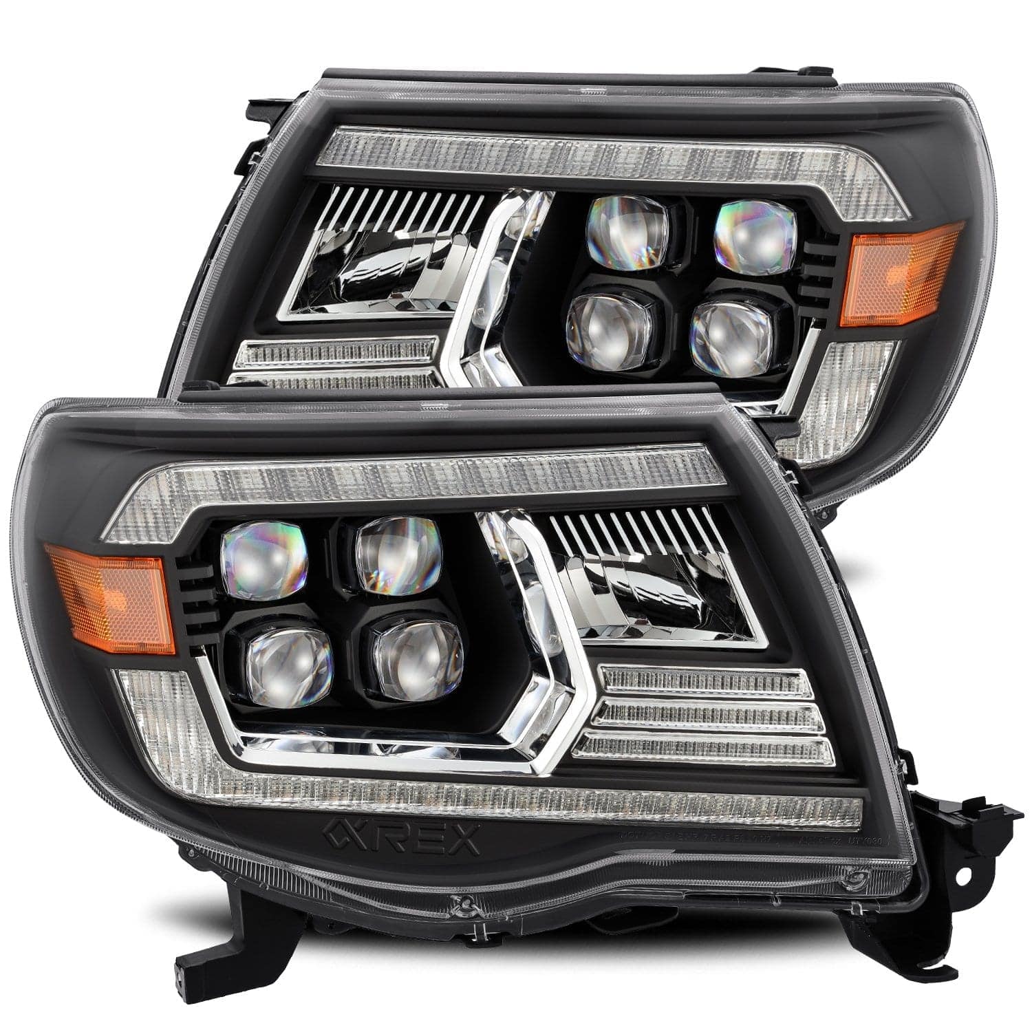 05-11 Toyota Tacoma NOVA-Series LED Projector Headlights Black - Legends Auto Parts