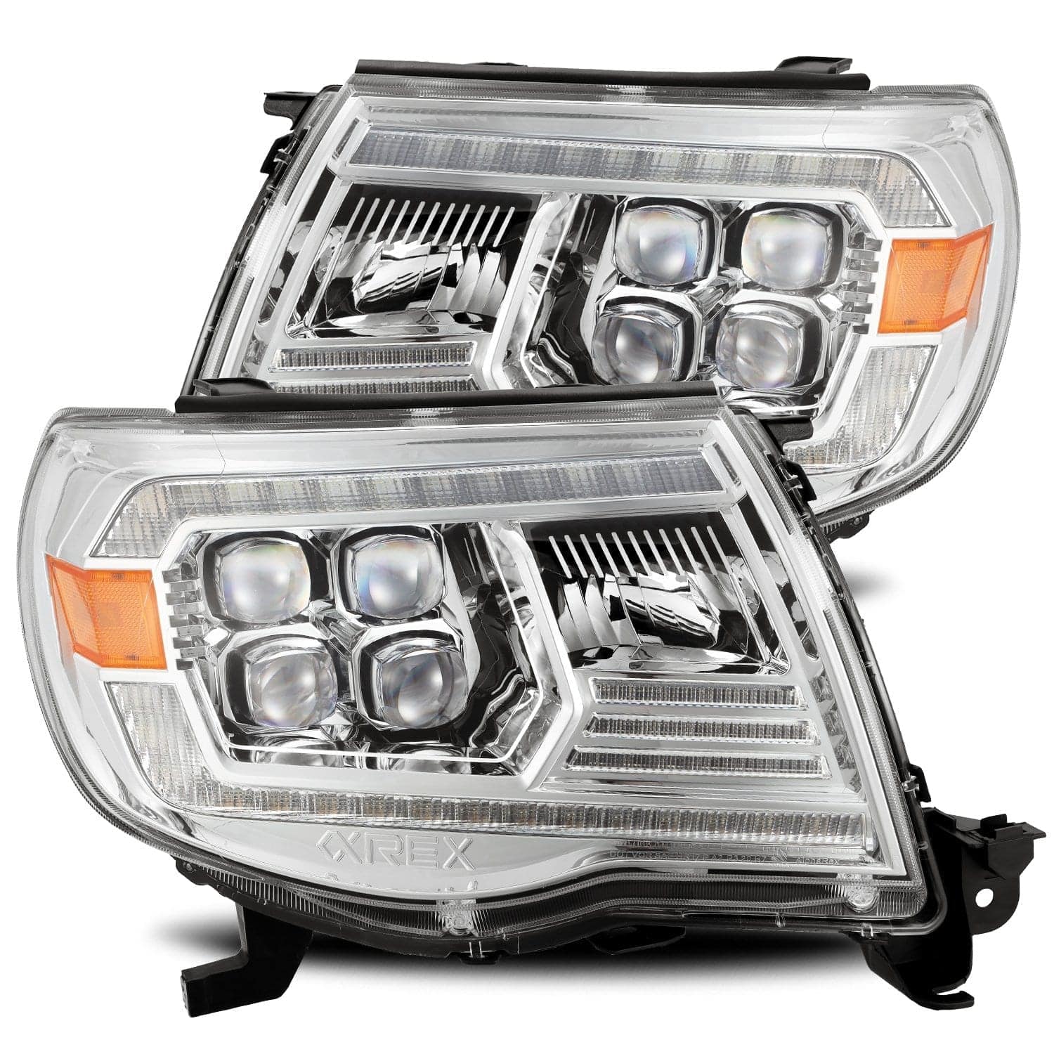 05-11 Toyota Tacoma NOVA-Series LED Projector Headlights Chrome - Legends Auto Parts