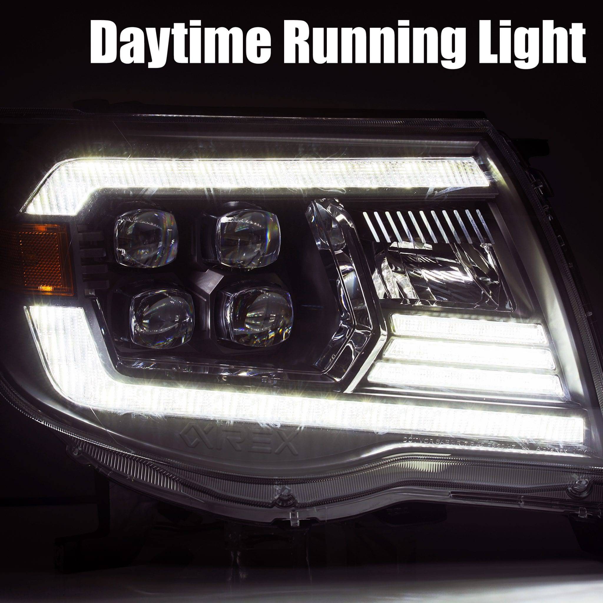 05-11 Toyota Tacoma NOVA-Series LED Projector Headlights Chrome - Legends Auto Parts