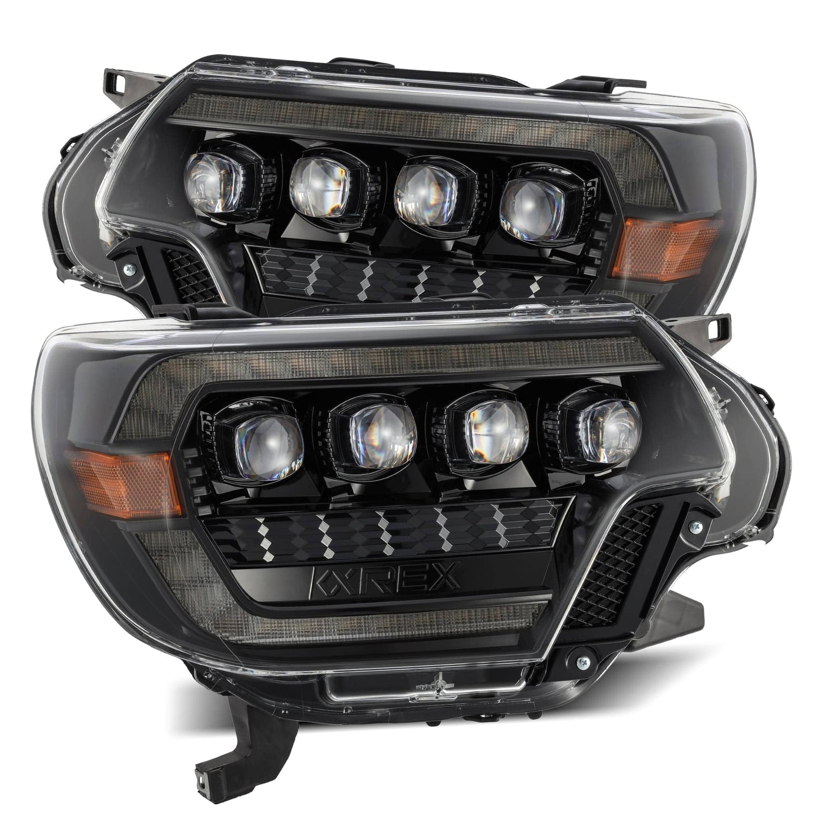 12-15 Toyota Tacoma NOVA-Series LED Projector Headlights Alpha-Black