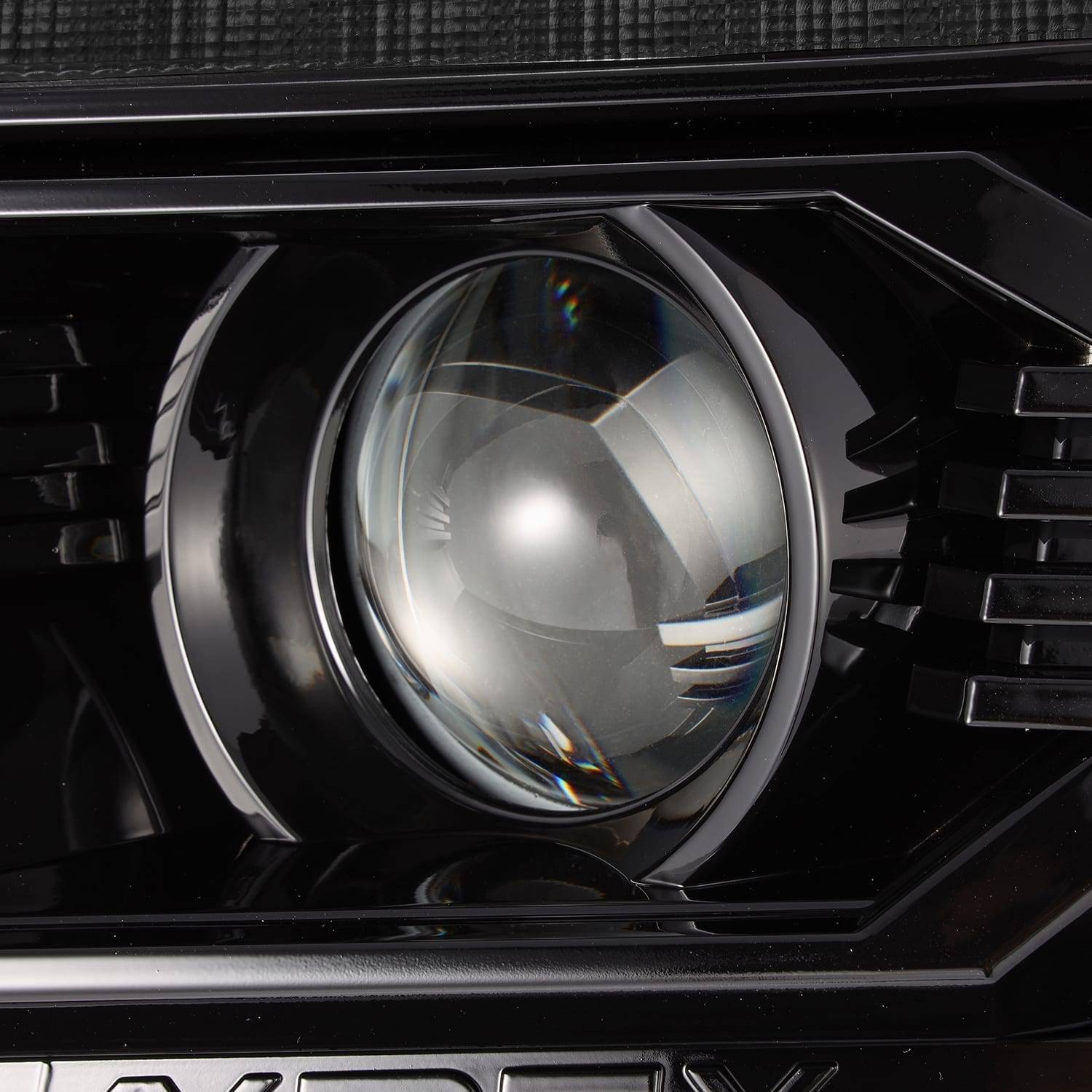12-15 Toyota Tacoma PRO-Series Halogen Projector Headlights Alpha-Black - Legends Auto Parts
