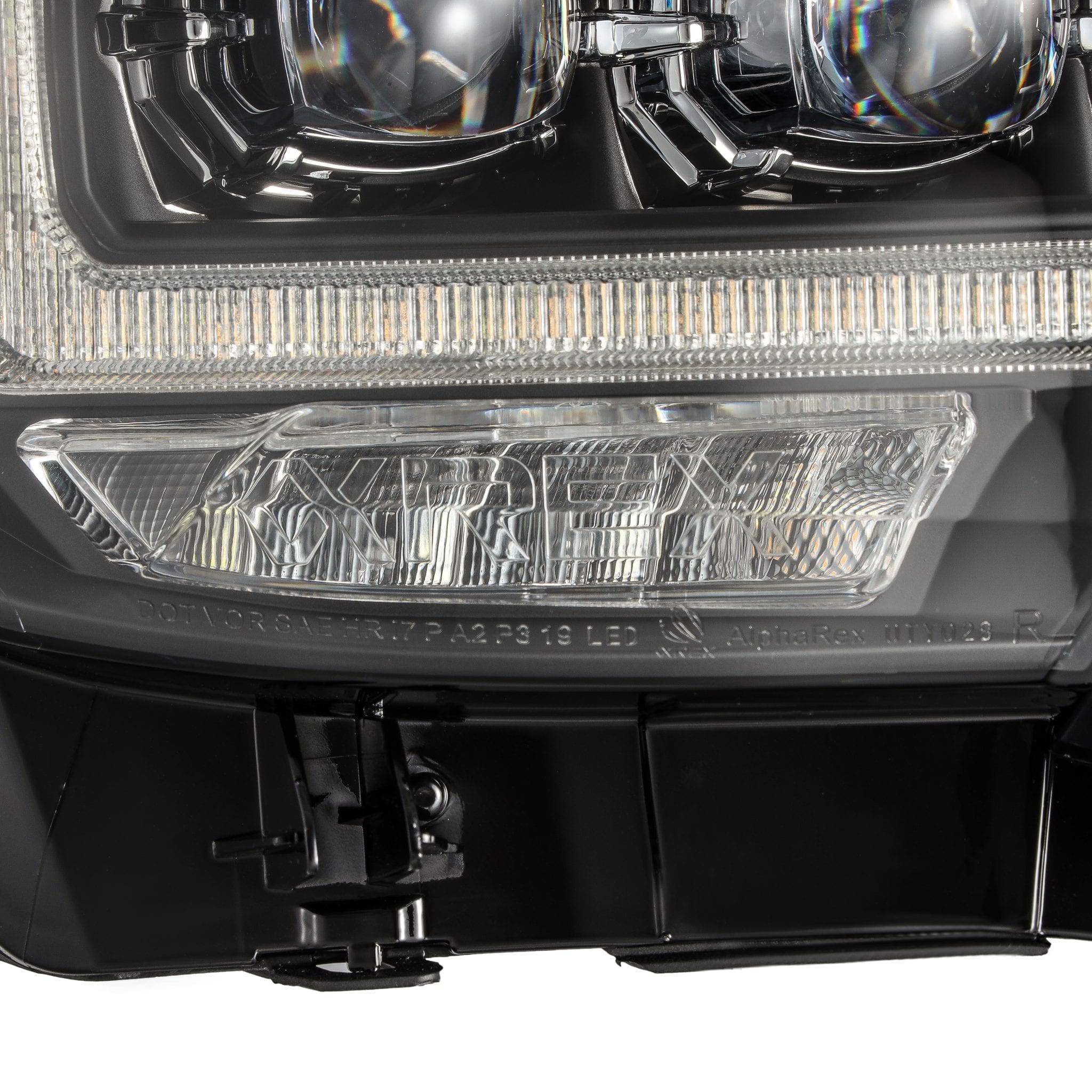 16-23 Toyota Tacoma NOVA-Series LED Projector Headlights Black - Legends Auto Parts