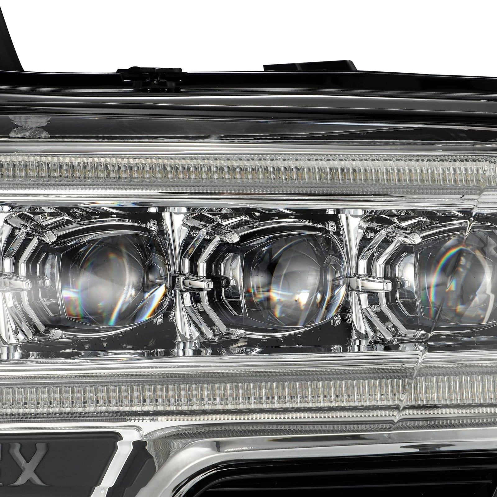 16-23 Toyota Tacoma NOVA-Series LED Projector Headlights Chrome - Legends Auto Parts