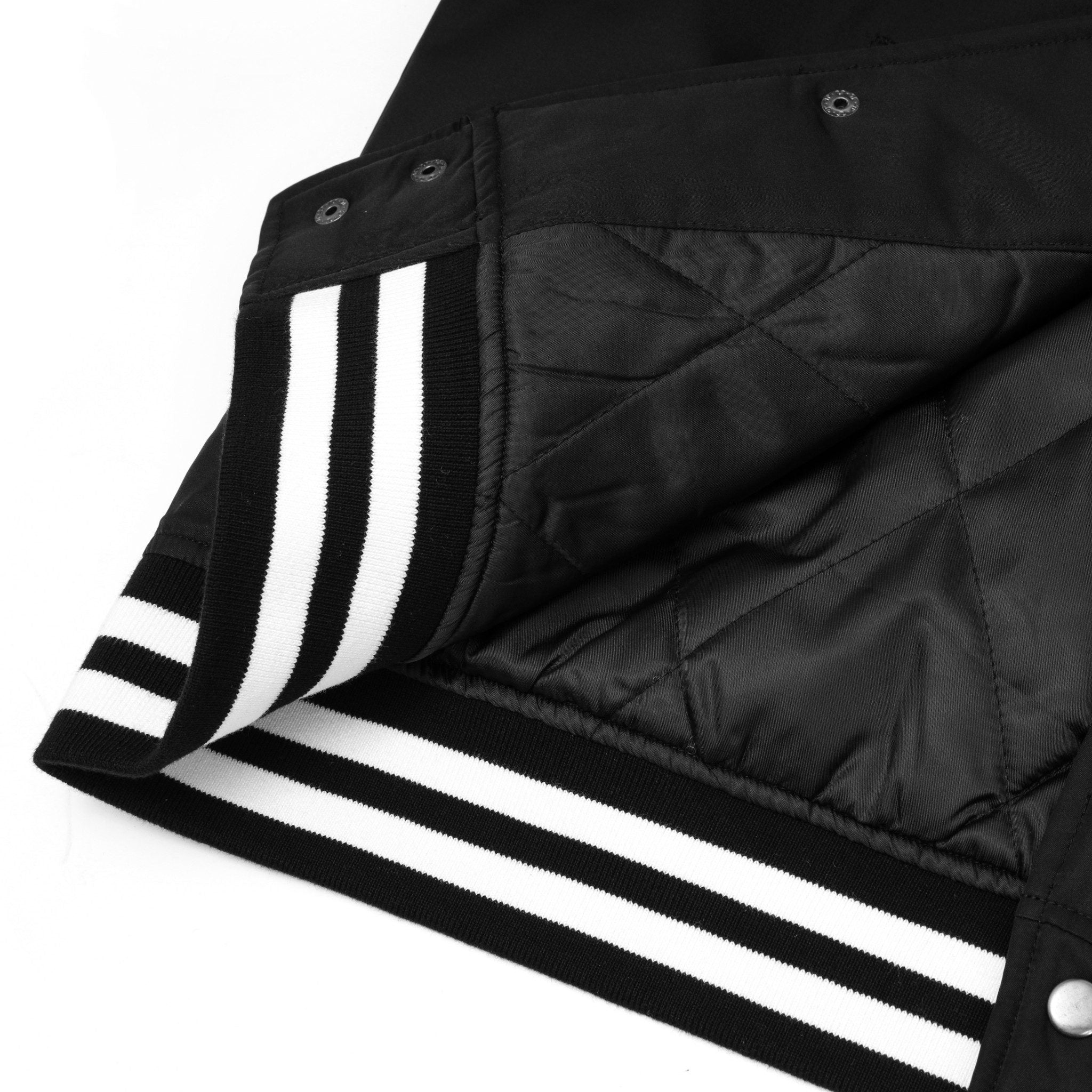 AlphaRex Vintage Varsity Jacket Black | AlphaRex