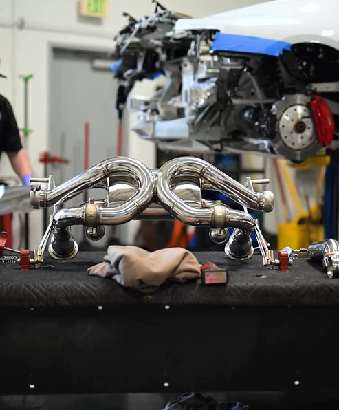 Audi R8 V10/Plus Facelift MK2.5 | 2018+ (Retains OEM Valve Settings - No Remote) Valvetronic Muffler