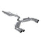 3" Cat Back, Quad Split Rear Exit, Valve Delete T304, Audi S3 2015-2020 - Legends Auto Parts