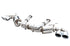 AWE Touring Edition Exhaust w/ Quad Chrome Silver Tips for C8 Chevrolet Corvette Stingray - Legends Auto Parts