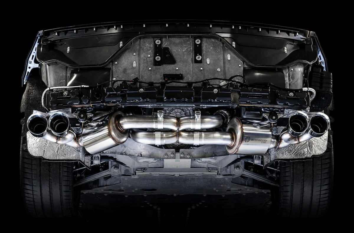 AWE Touring Edition Exhaust w/ Quad Chrome Silver Tips for C8 Chevrolet Corvette Stingray - Legends Auto Parts