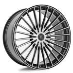 EX50 Black And Polished Face - Axe Wheels
