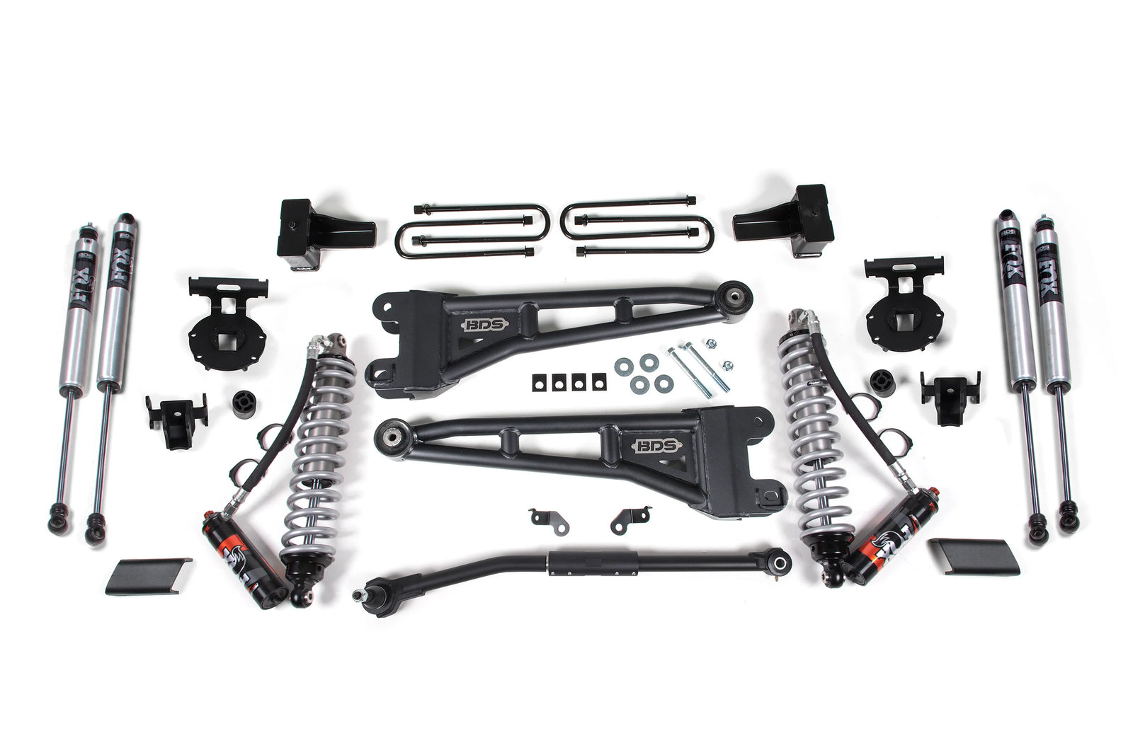BDS - 2.5 Inch Lift Kit w/ Radius Arm | FOX 2.5 Performance Elite Coil-Over Conversion | Ford F250/F350 Super Duty (17-19) 4WD | Diesel - Legends Auto Parts