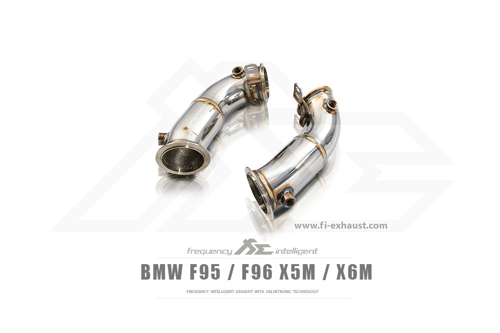 BMW F95 X5M/F96 X6M | 4.4TT S63 | 2020-2023 Catless Downpipe Ceramic Coating (Gold)