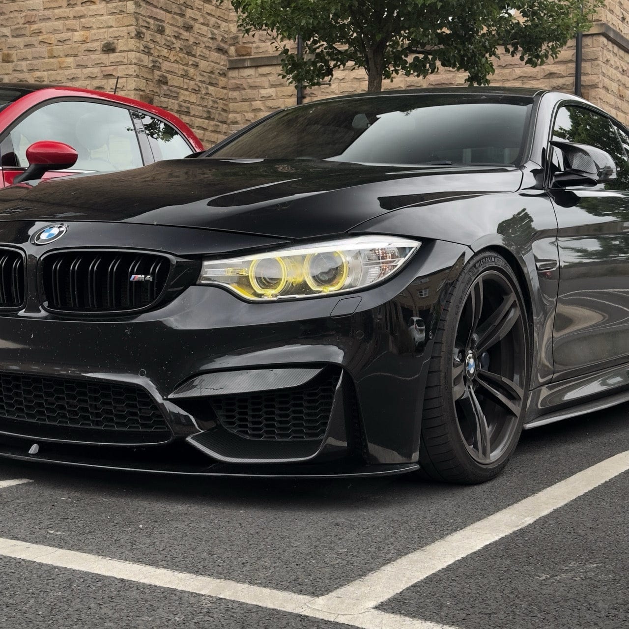2018 - 2020 BMW M3 M4 F80 F82 F83 PRE LCI LED CSL Style Yellow DRL Boards - Legends Auto Parts