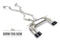 Bmw x6m f86 x5m f85 model s63b 44t2 v8 twinturbo 2015 2019 valvetronic catback exhaust