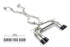 Bmw x6m f86 x5m f85 model s63b 44t2 v8 twinturbo 2015 2019 valvetronic catback exhaust