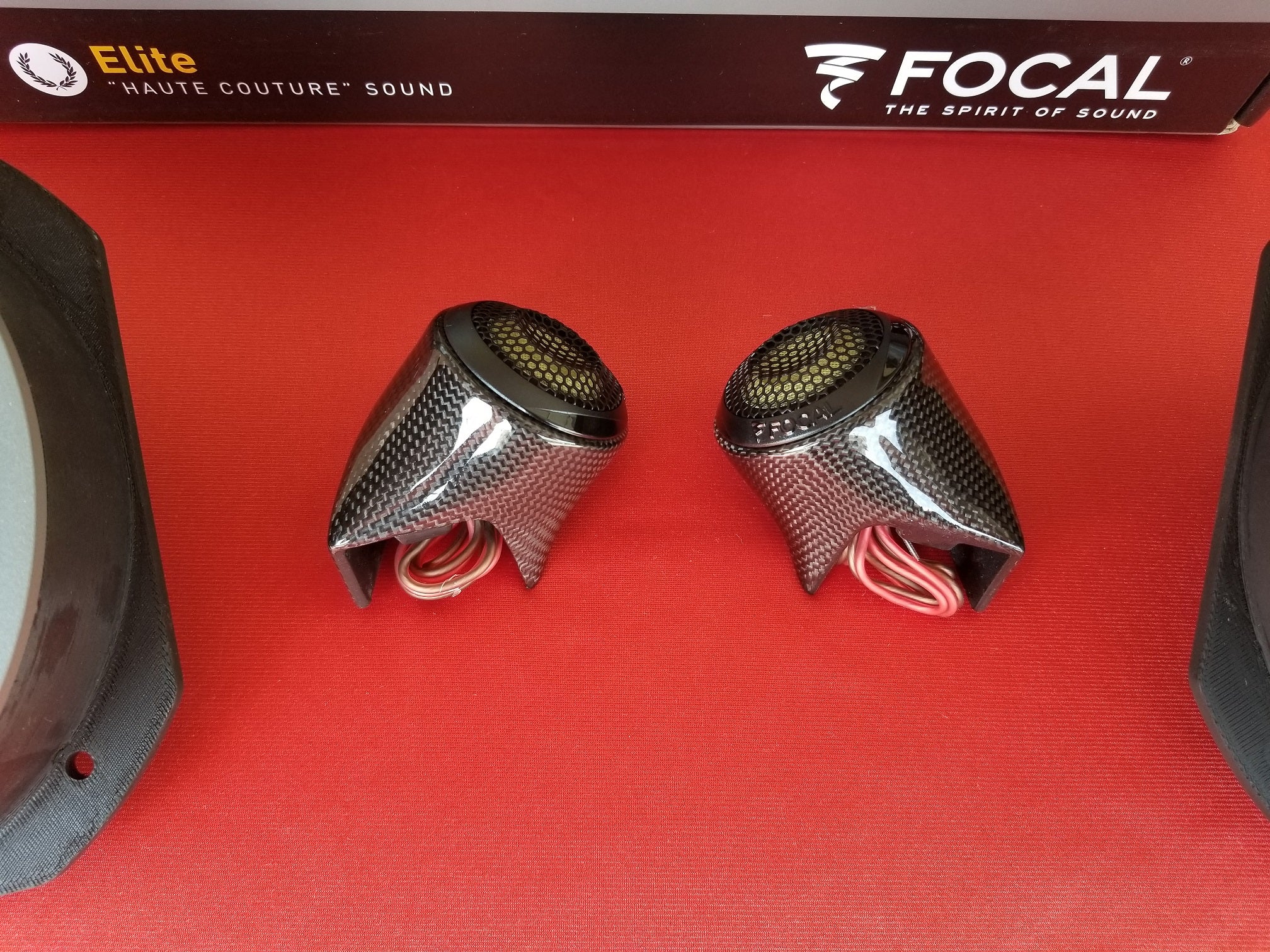 Scuderia Audio - 488 Premium Carbon Fiber Component Speakers Upgrade - Legends Auto Parts