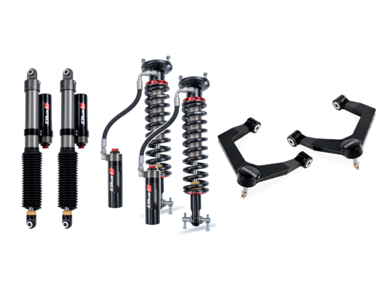 2019-2023 Silverado Trail Boss/Sierra AT4 1500 4WD Cognito 1-Inch Elite Leveling Kit With Elka 2.5 Shocks