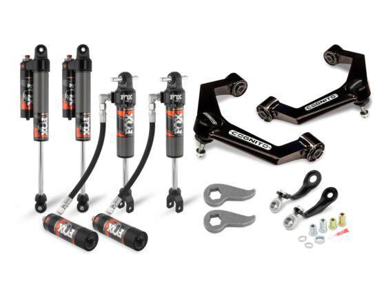 2020-2024 GMC/Chevrolet 2500/3500 Cognito 3-Inch Elite Leveling Kit with Fox Elite 2.5 Reservoir Shocks - Legends Auto Parts