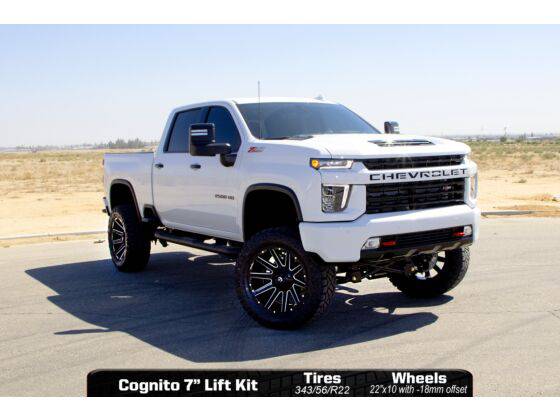 2020-2024 GMC/Chevrolet 2500/3500 Cognito 7-Inch Performance Lift Kit with Fox PSRR 2.0 Shocks