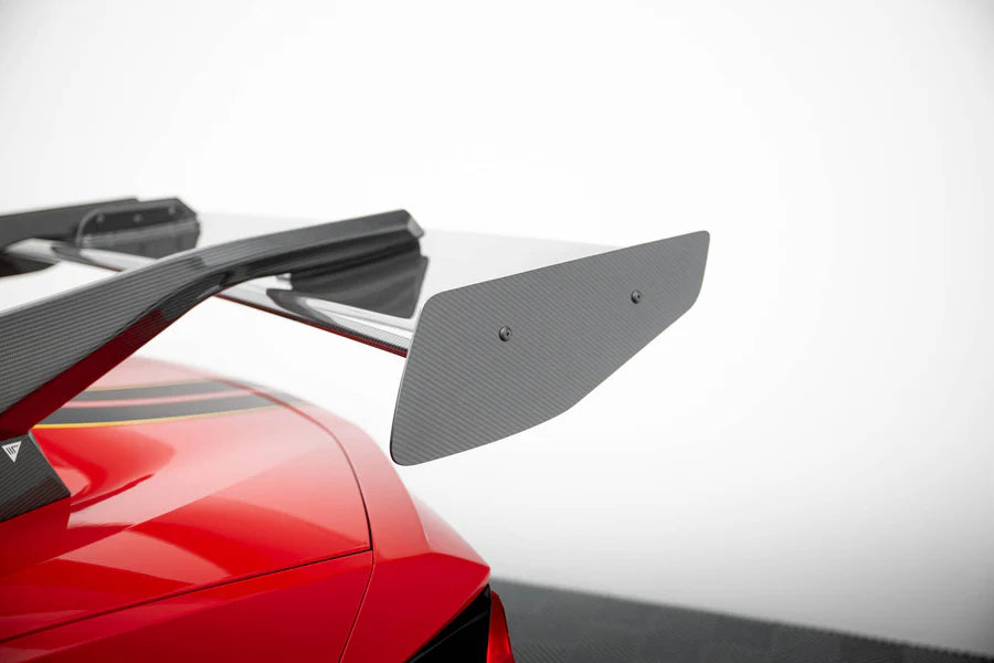 Maxton Design - Carbon Spoiler + Led Chevrolet Corvette C8 - Legends Auto Parts