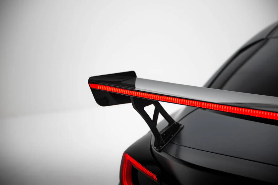 Maxton Design - Carbon Spoiler With External Brackets Uprights + Led Toyota GR86