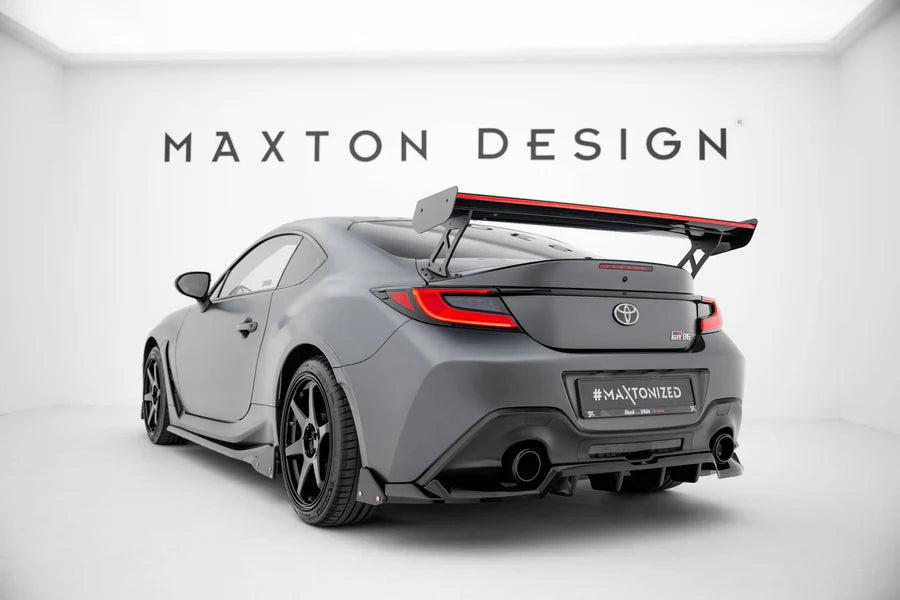 Maxton Design - Carbon Spoiler With External Brackets Uprights + Led Toyota GR86