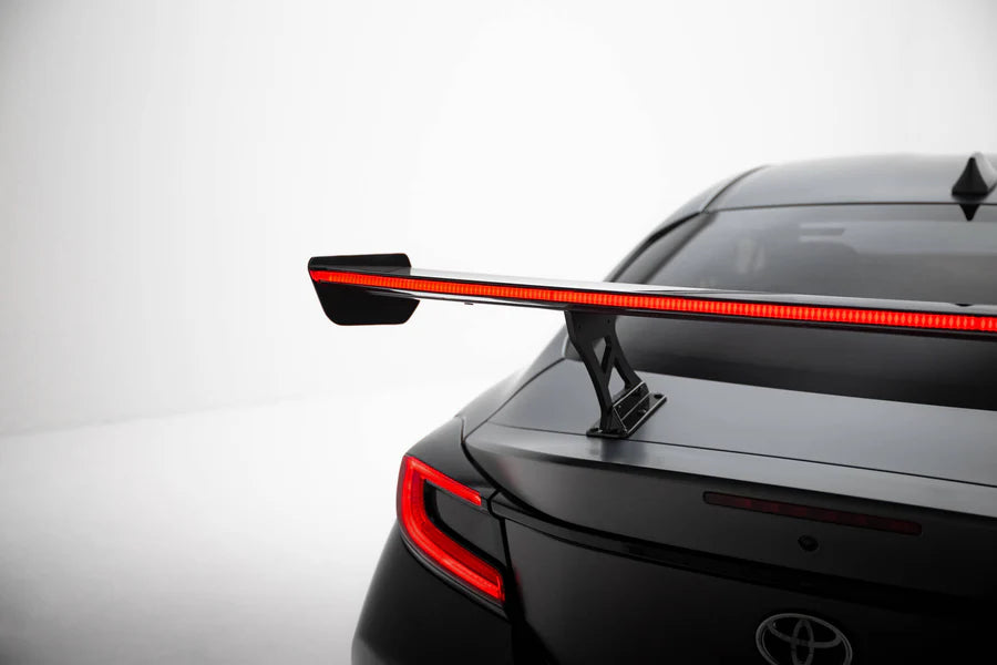 Maxton Design - Carbon Spoiler With Internal Brackets Uprights + LED Toyota GR86