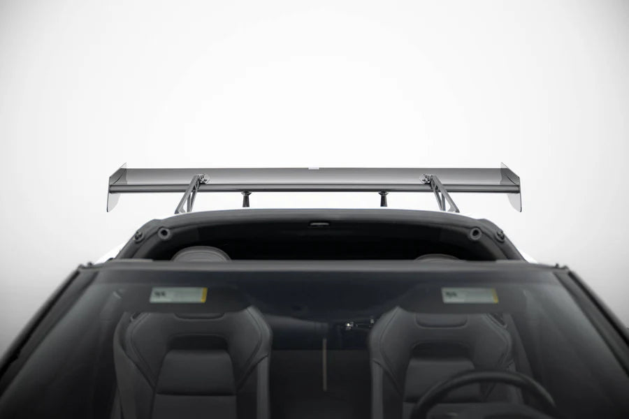 Maxton Design - Carbon Spoiler With Upper Swan Mounting + Led Chevrolet Corvette Stingray / Grand Sport C7 - Legends Auto Parts