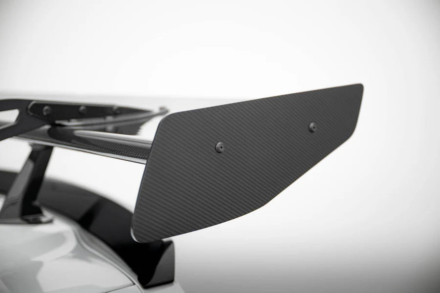 Maxton Design - Carbon Spoiler With Upper Swan Mounting + Led Chevrolet Corvette Stingray / Grand Sport C7 - Legends Auto Parts