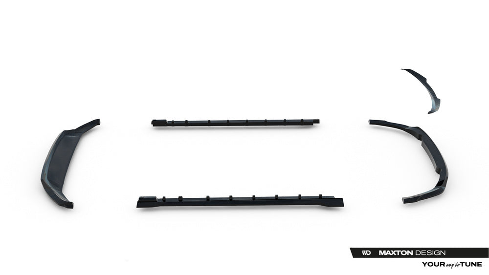 Maxton Design - Set of Splitters Jaguar F-Pace R-Sport Mk1 Facelift - Legends Auto Parts