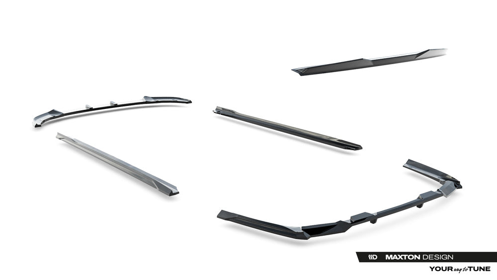 Maxton Design - Set of Splitters V.1 BMW 5 M-Pack G60 - Legends Auto Parts