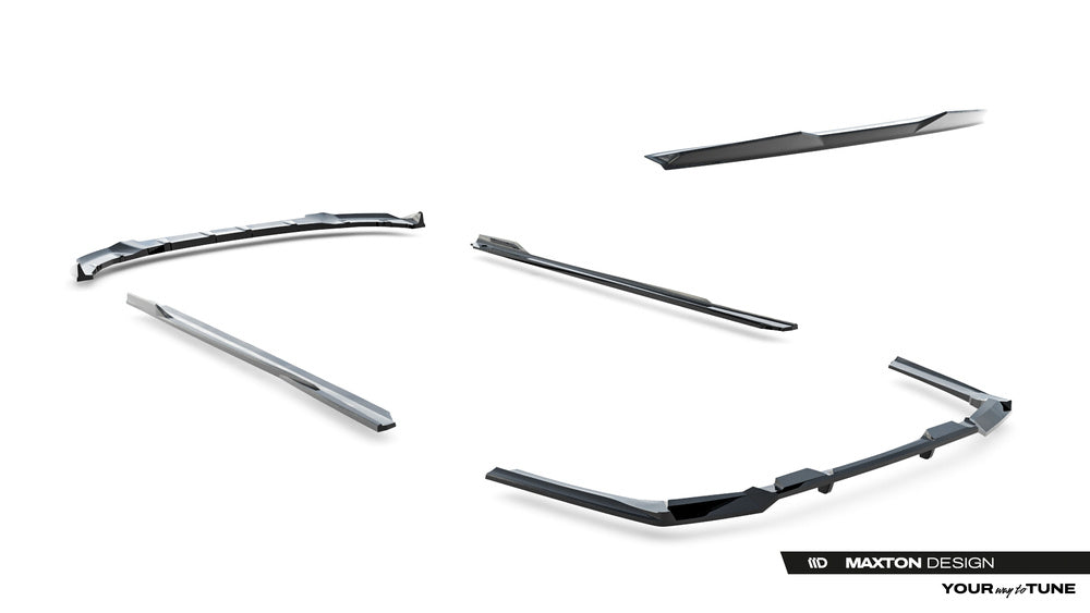 Maxton Design - Set of Splitters V.2 BMW 5 M-Pack G60 - Legends Auto Parts