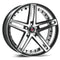 EX20 Black And Polished Face - Axe Wheels