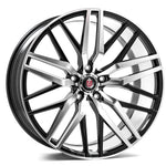 EX30 Black And Polished Face - Axe Wheels