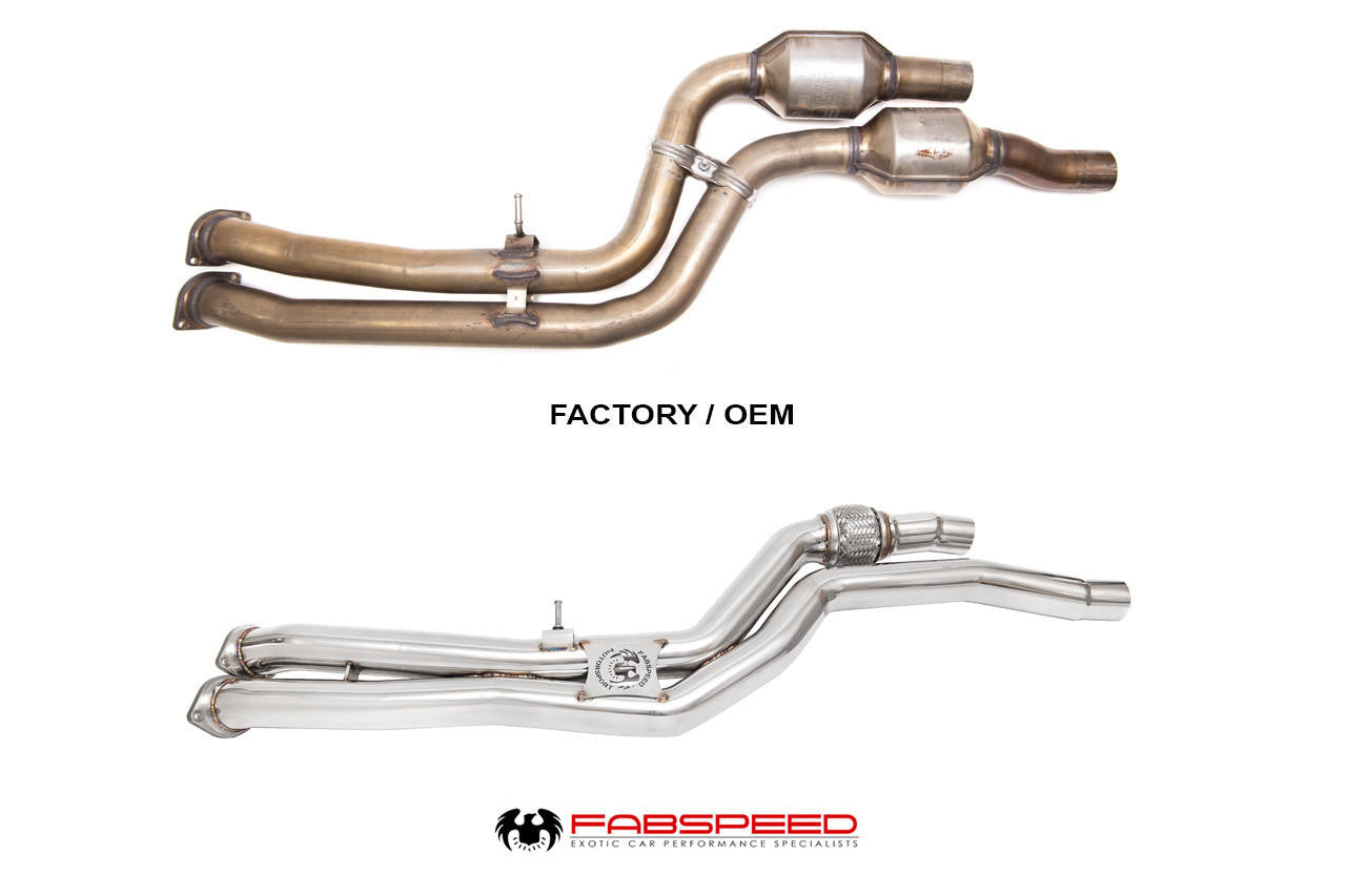 Fabspeed - BMW M3/M4 (F80/F82) 2nd X-Pipe (2014-2020) - Legends Auto Parts
