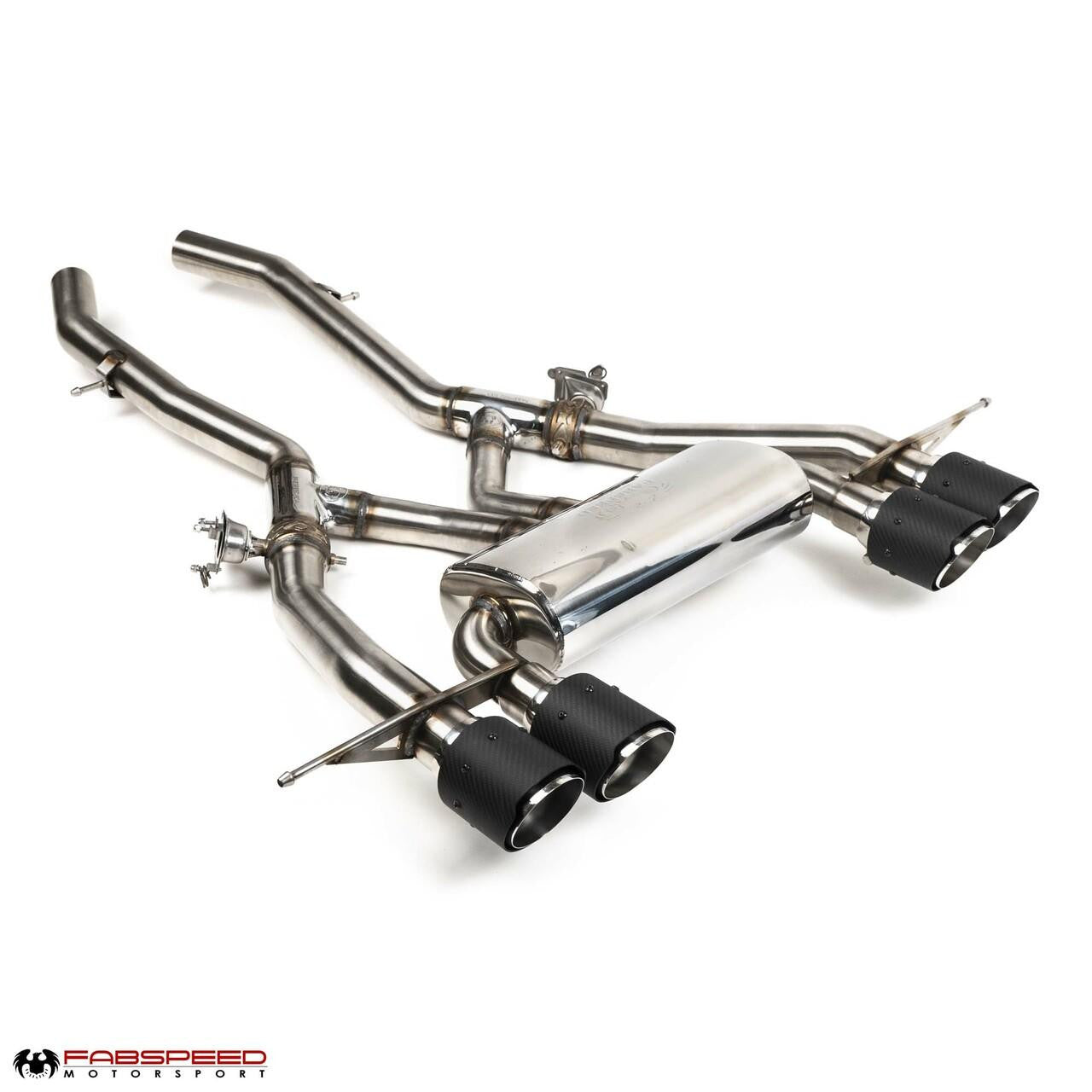 Fabspeed - BMW M3/M4 (G80/G82) Turbo Back Exhaust Package (2021+) - Legends Auto Parts