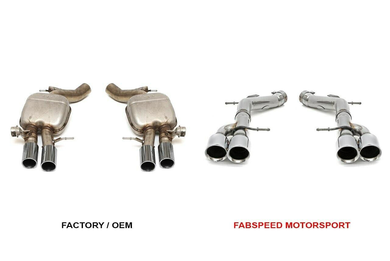 Fabspeed - BMW M5 F10 Muffler Bypass Pipes - Legends Auto Parts